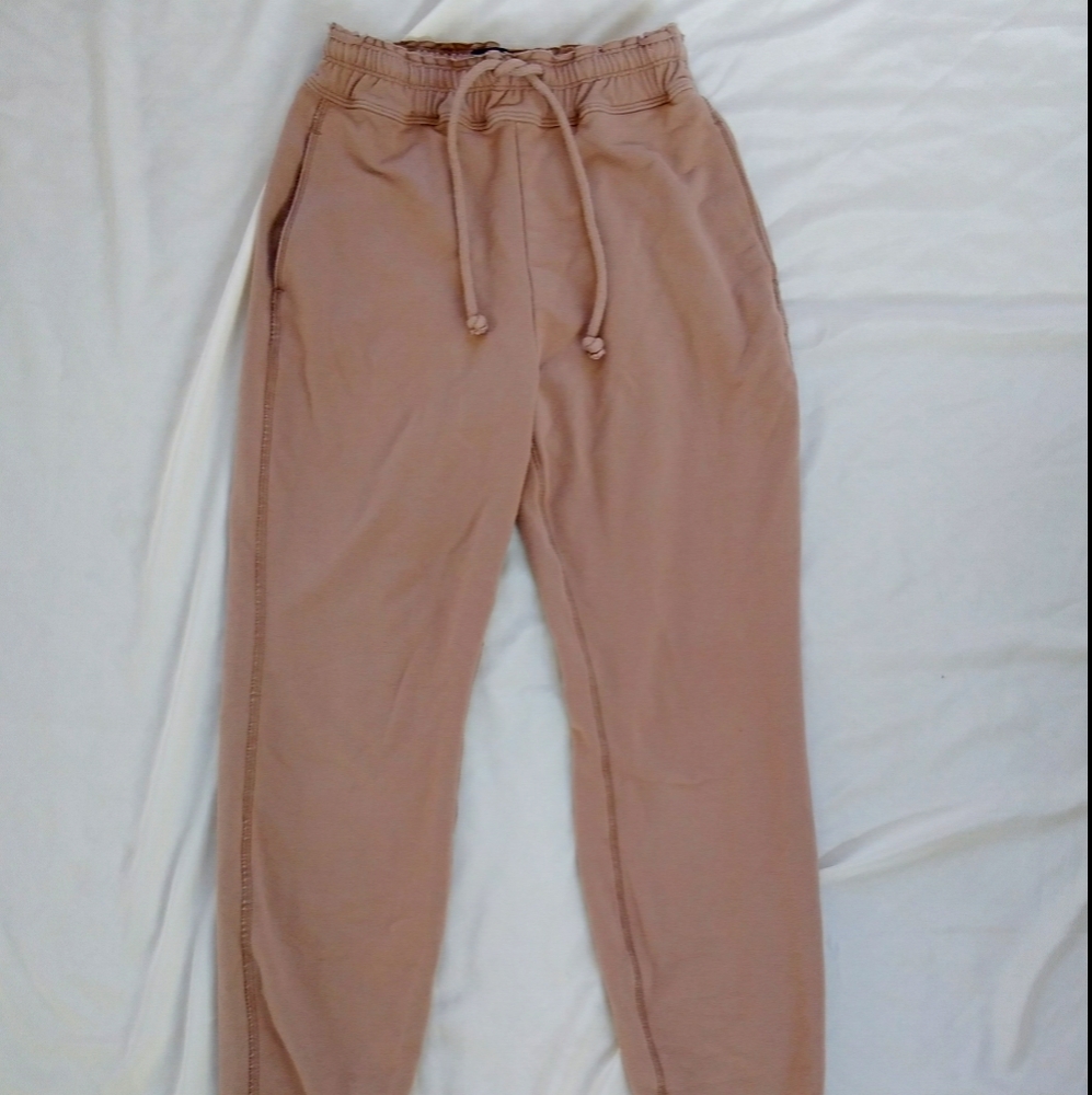 Abercrombie & Fitch Beige Drawstring Sweatpants XS